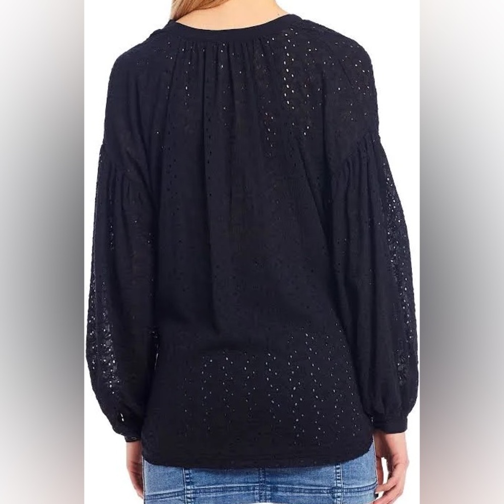 Free People Black Button-Up Top - Picture 5 of 8